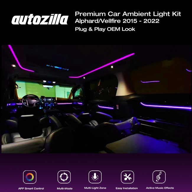 AMBIENT LIGHT ORCA Toyota Alphard Vellfire 2015 2022 Style