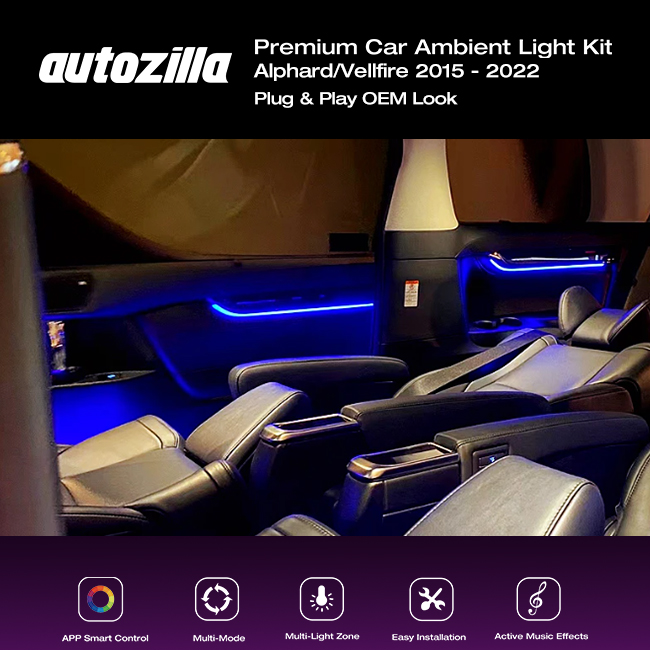 AMBIENT LIGHT ORCA Toyota Alphard Vellfire 2015 2022 Style