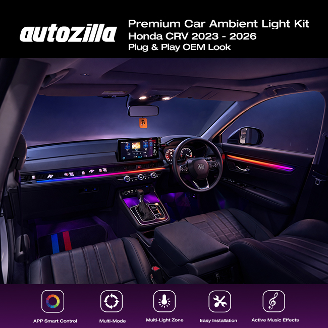 Lampu Ambient Light Honda CRV/CR-V 2023-2026 Premium Panel Plug & Play OEM