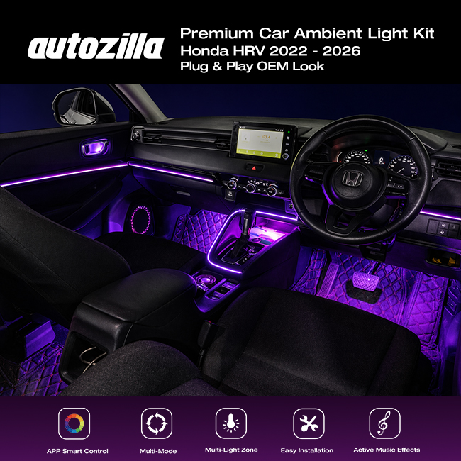 Lampu Ambient Light Honda HR-V 2022-2026 Premium Panel Plug & Play OEM